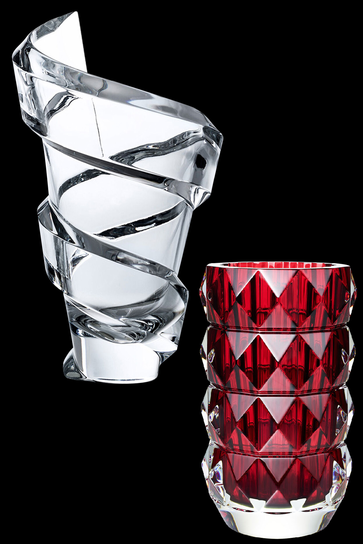 Baccarat Crystal at Society Awards with crystal tumblers